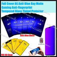 Samsung Galaxy A26 A36 A37 A56 A57 A27 A17 A07 Anti Blue Matte Full Tempered Glass