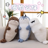 Boneka anjing laut yang comel dan lembut, boneka anjing laut untuk tidur, hadiah kreatif Hari Valent