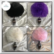 COSPLAY BUNNY BUTT PLUG/ ANAL PLUG STAINLESS EKOR KELINCI/ COSPLAY EKOR KELINCI