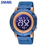 SMAEL Mens Watch Luxury Brand Military Digital Sports Watch LED Light Waterproof Fashion Watch For M
