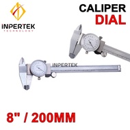 Vernier Caliper Dial 200 mm Sigmat 8" Jangka Sorong 0-200mm / 8 Inch