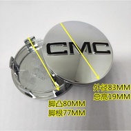 Suitable for GMC Hub Modification CMC Center Cap GMC Hub Cap 77/80/83MM Electroplating Wheel Cap