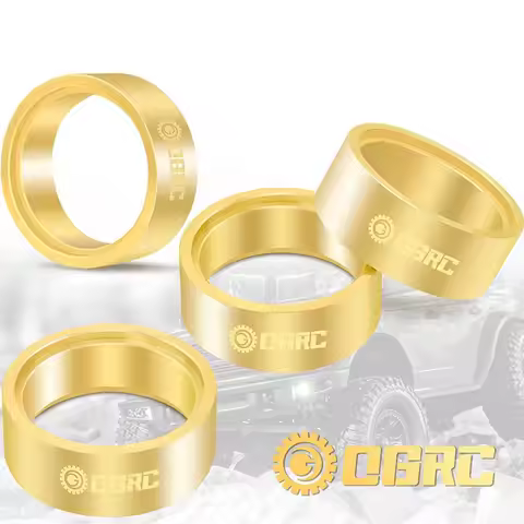 1.0Inch 92g Brass Internal Beadlock Ring Weighted Clamp Ring Fits RC Wheel Rims for TRX4M SCX24 1/18
