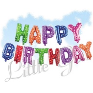 Happy Birthday Letter Balloon Foil SET / birthday Letter Balloon / Happy Birthday Balloon / Happy Bi