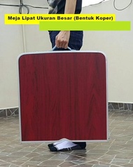 Meja Lipat HPL Koper Mudah Bawa Ringan Kuat Praktis Simple