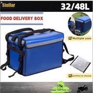 Beg Delivery Makanan 30L/48L/62L - Thermal Insulated Waterproof Untuk GrabFood Foodpanda Pos Laju