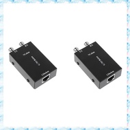 [R Q M U] 2X 2.048Mbps G703 Coaxial BNC to RJ45 Transmitter E1 Converter Balance to Unbalance 75 Ohm