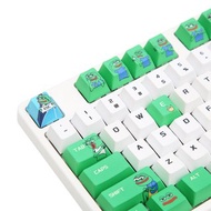 【免運特惠】FE104 悲傷蛙客製電競專用游戲機械鍵盤黑軸青