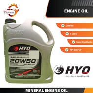 [HYO]  20W50 4 Litre MINERAL ENGINE OIL
