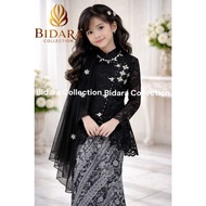 Girls' Brocade Kebaya + Latest Model Shawl