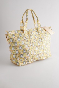 Túi du lịch xếp gọn/Foldaway Overnight Bag - Miffy Ditsy - Yellow