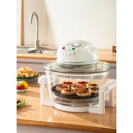 Qianjule Household 12L Large Capacity Glass Air Fryer Light Wave Electric Oven Baking French Fries S