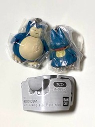 日版 Pokémon 寵物小精靈-進化系列-吊飾公仔扭蛋 第15彈 - 小卡比獸+卡比獸 - 1套2隻