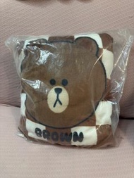 LINE FRIENDS Brown 熊大毛毯