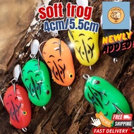 【SOFT FROG】Soft Frog Lure/umpan Ikan Haruan Toman sebarau/ Katak Tiruan/ umpan casting haruan