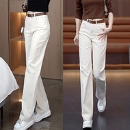 Ready Stock 2024 Spring Summer New Style Stretchy Straight Jeans Women High Waist Loose All-Match Ca