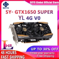SOYO GTX 1650 SUPER 4GB GDDR6 12nm Games Graphics Cards 128bit 6Pin HDMI-compatible+DP+DVI Video Car