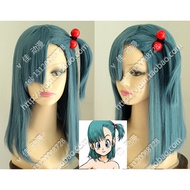 Dragon Ball Bulma Bulma Wig Bulma Bulma Bulma Blue Gray Styling cos Wig