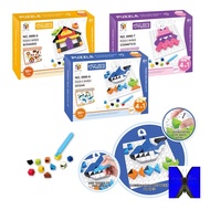 98pcs Children cube puzzle baby learning game brick puzzle 4 in 1 (2685)