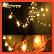 Convenient Round Bulb Led Wire Decoration For Bedroom / Home Decoration