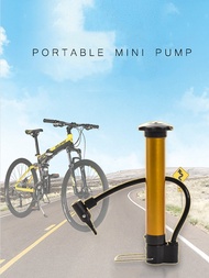1個小型便攜式噴嘴迷你氣泵套件,適用於自行車、球和充氣玩具