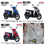 COVER SET BODY SET YAMAHA SCOOTER EGO GEAR SIAP STICKER 100% ORIGNAL HLY