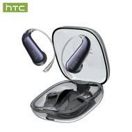 HTC NE38 Translator Earbud 134 ภาษาแปลหูฟังไร้สายบลูทูธพร้อมไมโครโฟนเคสชาร์จโปร่งใส IPX5 กันน้ํา