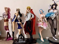 全拆擺 所見所得 海賊王One Piece Overlord Glitter & Glamours G&G Figure 景品 公仔 一番賞 邦妮 妮可羅賓 蛇姬  女帝 山治 薇薇 兔女郎 雅兒貝德