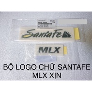 SET OF 2 GENUINE SANTAFE MLX LETTERS 86310-2B000 86313-2B010