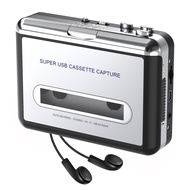 Cassette Player - Compact Tape Player Portable Recorder with Earphone-Convert Audio Music Cassette t