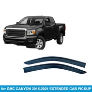 Suitable for GMC Canyon EXTENDED 2015-2021 Rain Block Side Window Deflector Rain Eyebrow Thickening