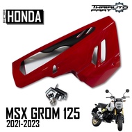 อกไก่ อะไหล่แต่ง รถมอเตอร์ไซค์ รุ่น ฮอนด้า HONDA MSX GROM SF ปี 2021 - 2022 สีแดง แรงฤทธิ์ 1 ชิ้น