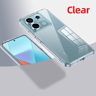 UFLAXE ICEY Case for Xiaomi Redmi Note 13 5G / Redmi Note 13 Pro 5G - Matte Clear Hard Phone Case Sh