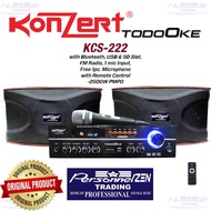 KONZERT KCS222 (KARAOKE SPEAKER AND AMPLIFIER SYSTEM) ORIGINAL