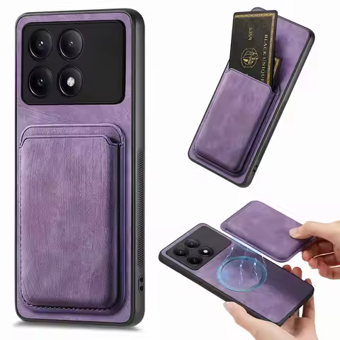 2 in 1 Removable Magnetic Cards Solt Wallet Leather Case For Xiaomi Redmi Note 13 Pro 12 11 13C F5 1