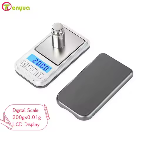 Mini 0.01g Precision Digital Scale Jewelry Gold Silver Coin Gram Balance Weight Scales