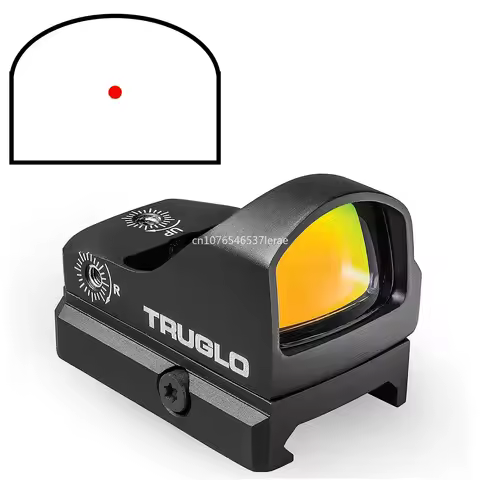 Original TRUGLO Tru-Tec 3 MOA Red Dot Sight Compact Parallax Free Idle Auto-Off Collimator 407C Foot