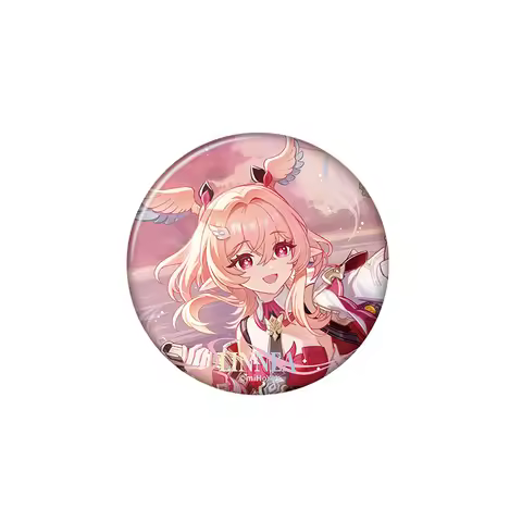 58mm Game Genshin Impact‌ Augured Homecoming Linnea Cosplay COSTUME Badge Pin SPTE Tinplate Brooch﻿ 