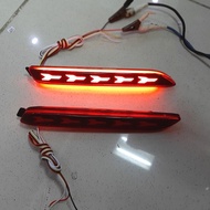 Lampu LED bumper reflektor panah mobil Innova 2004-2015