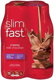 [USA]_Slim-Fast Slim Fast Creamy Milk Chocolate Ready To Drink Shakes, 4 Pack (Pack of 6)