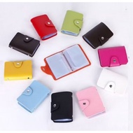 16-slot 24-slot Leather Card Wallet Wallet/ Minimalist LYSWanita