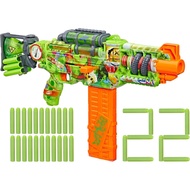 Nerf Zombie Corkter Dart Blaster, 22 Nerf Elite Darts, 18 Dart Clip