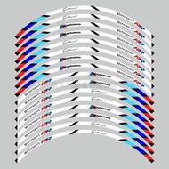 【限時下殺】輪圈貼 Gogoro PGO 宏佳騰 BMW款式 機車輪轂貼鋼圈貼12寸跑車輪胎貼反光防水防曬改裝貼紙 寶馬