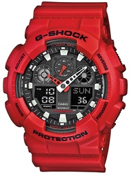 Casio นาฬิกาข้อมือ G-Shock รุ่น GA100B-4A (Red)