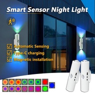 Intelligent sensing night light with adjustable RGB color changing USB powered indoor lighting, ship