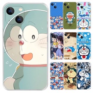 Transparent silicone protective cover iPhone 12 12MIni 12 Pro Max XR L653 Doraemon Phone Case