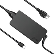 65W USB C Laptop Charger Compatible with Lenovo Thinkpad T14 T15 Yoga Chromebook Computer Type C Fas