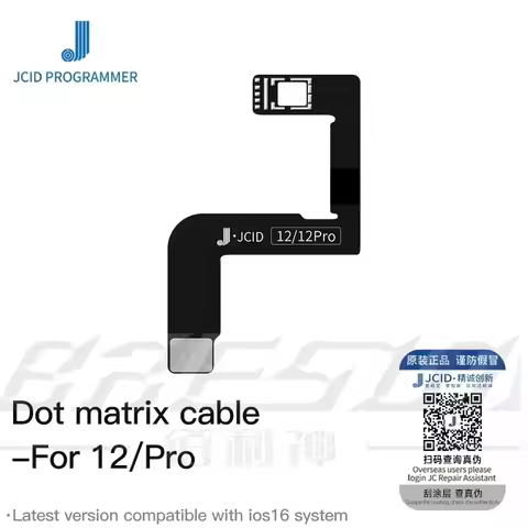 JCID Dot Matrix Cable For iPhone X/XR/XSM 11/12/13 Pro Max Mini Dot Projector Read Write Dot Matrix 