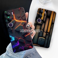 VIVO V40 LITE / V40 / V40 PRO Case - Latest Procamera Softcase 2024 - Glitch Aesthetic Case - Cool C