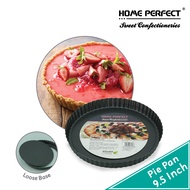 HOME PERFECT 5.5/8/9.5 Inch Non-Stick Loose Base Pie Pan With 3 Layers CoatingEJ-B200 EJ-B240 EJ-B16
